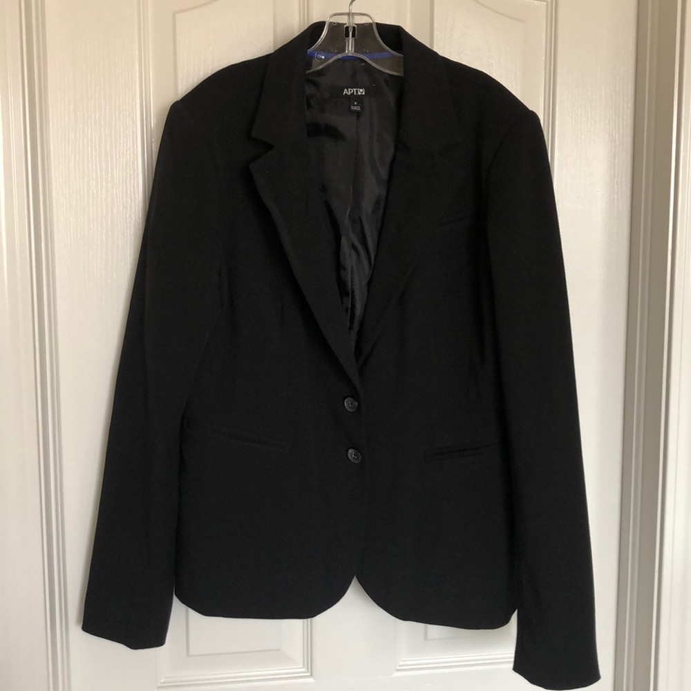 Apt 9 blazer jacket, black